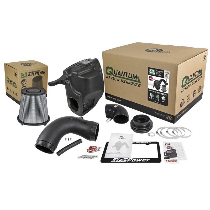 aFe Quantum Pro DRY S Cold Air Intake System 13-18 Dodge Cummins L6-6.7L - Dry-SR1 Performance