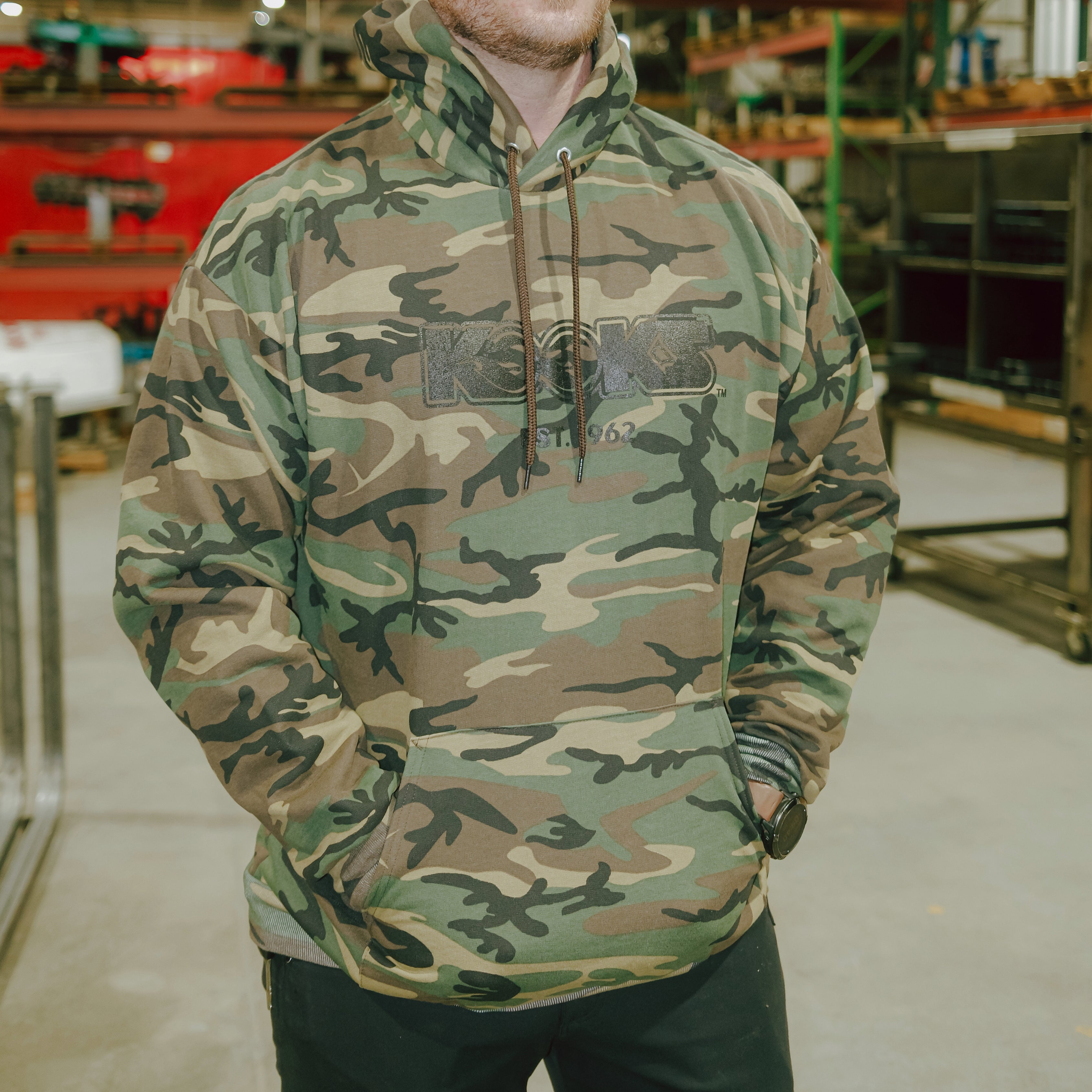 Kooks Camo Pullover Hoodie