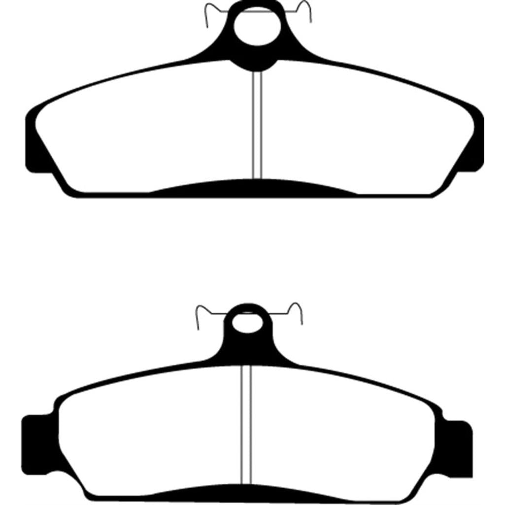 EBC Ultimax2 Front Brake Pads for 1984-1987 Chevrolet Corvette C4 – OEM Replacement, Low Dust, High Friction