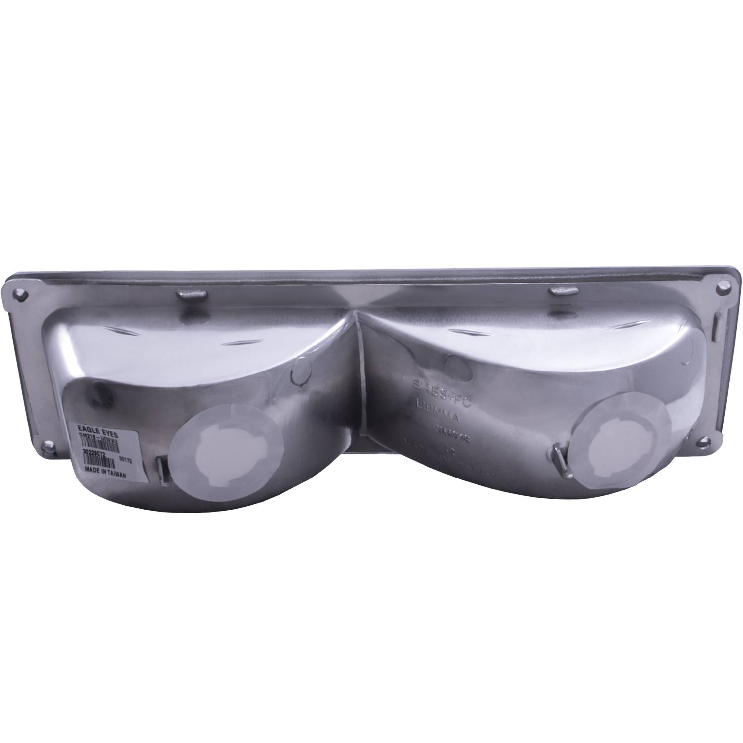 CHEVY/GMC C/K1500/2500 88-98 / C/K3500 88-00 / SUBURBAN 92-99 / BLAZER (FULL-SIZE) 92-94 / TAHOE 95-99 / YUKON 92-99 EURO PARKING/SIGNAL LIGHTS CHROME CLEAR