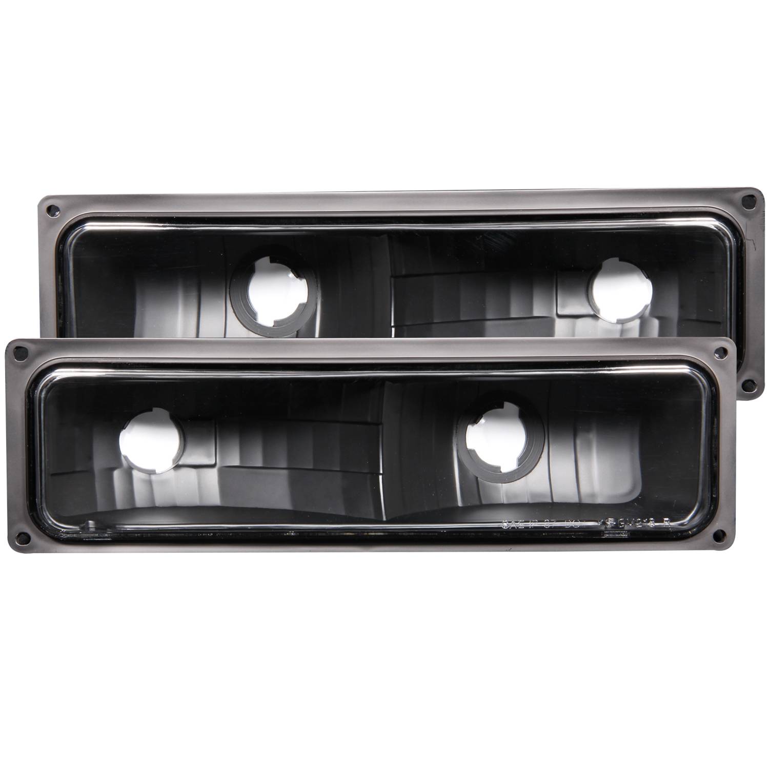 CHEVY/GMC C/K1500/2500 88-98 / C/K3500 88-00 / SUBURBAN 92-99 / BLAZER (FULL-SIZE) 92-94 / TAHOE 95-99 / YUKON 92-99 EURO PARKING/SIGNAL LIGHTS CLEAR BLACK