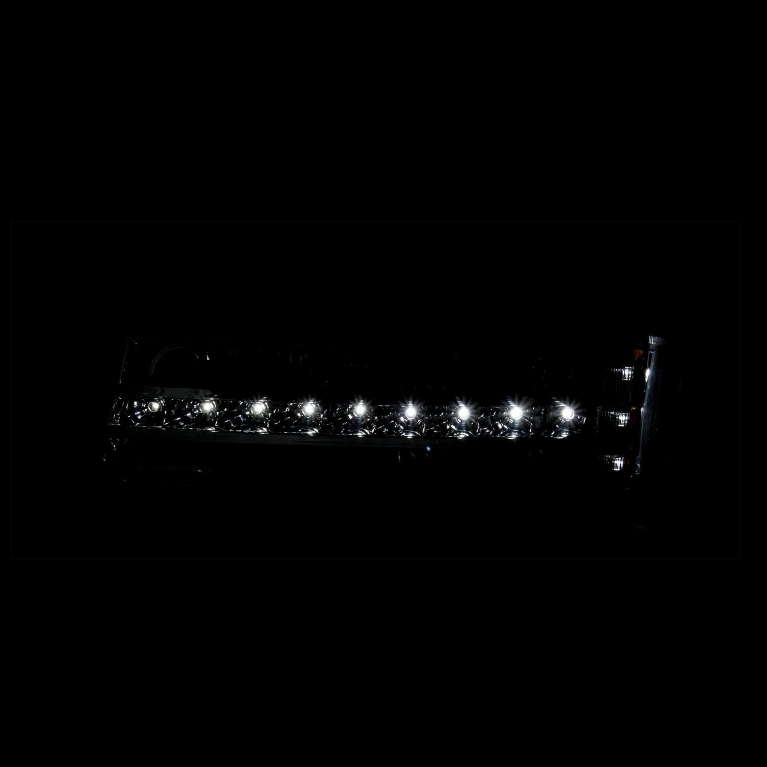 CHEVY SILVERADO / AVALANCHE 03-06 LED PARKING/SIGNAL LIGHTS BLACK G2
