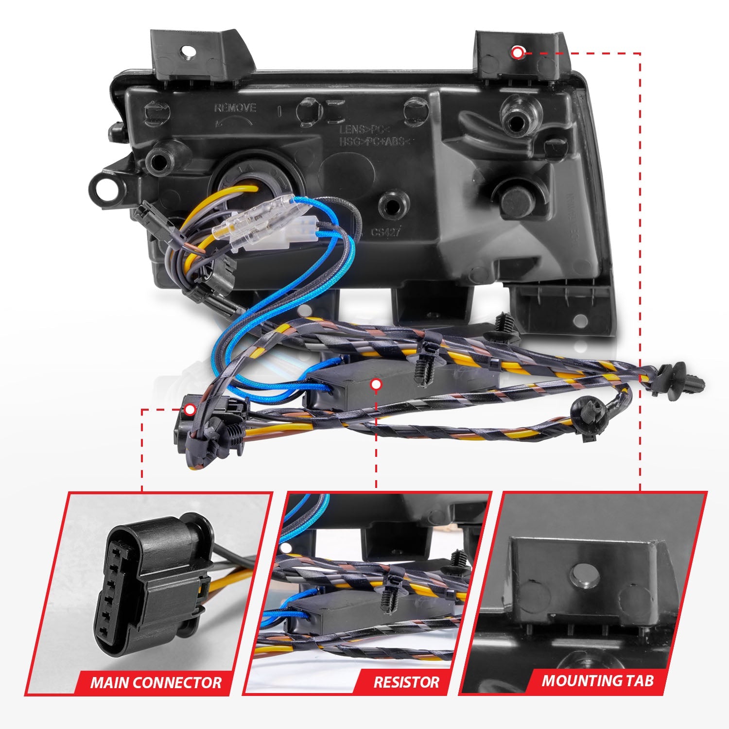 JEEP WRANGLER 18-25 FULL LED FENDER LIGHTS CHROME W/ SEQUENTIAL SIGNAL (FOR SPORT, SPORT S MODEL HALOGEN FENDER LIGHTS)