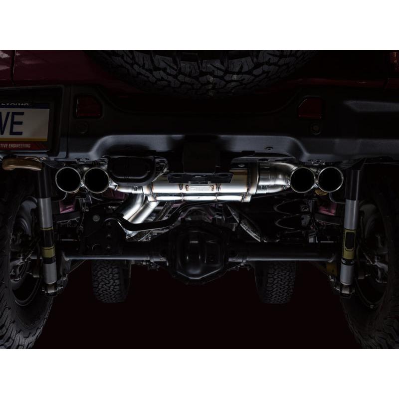 AWE 21+ Wrangler 392 Switchpath Cat-Back Exhaust- Quad BashGuards