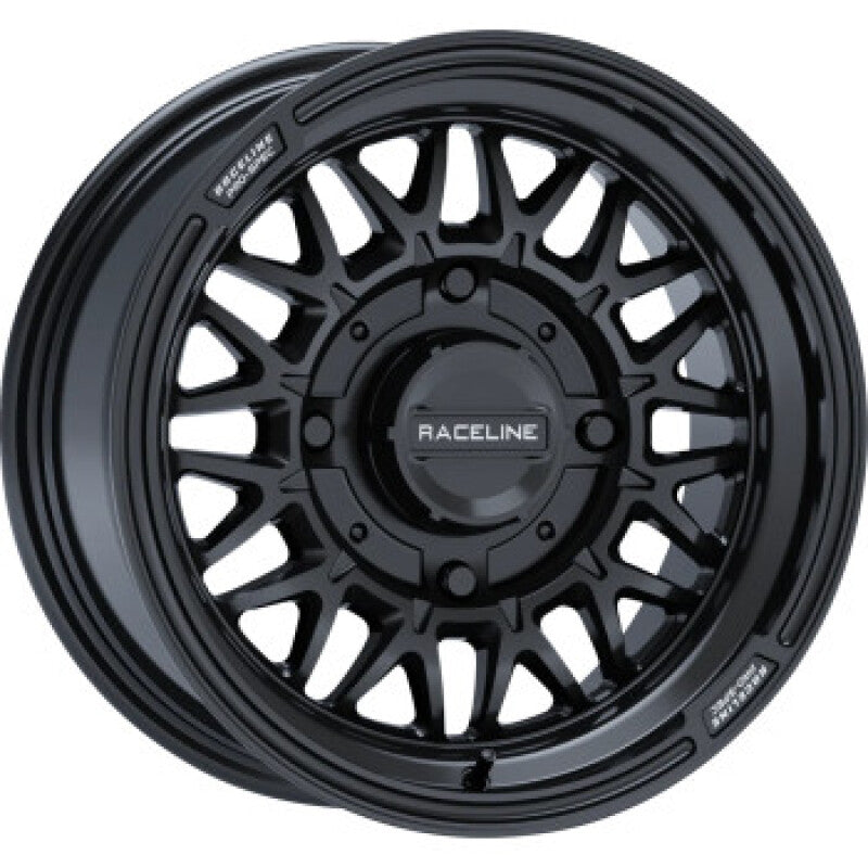 Raceline A13GB Omega 15x10 inch PowerSports Wheel with 4x137 Bolt Pattern in Gloss Black