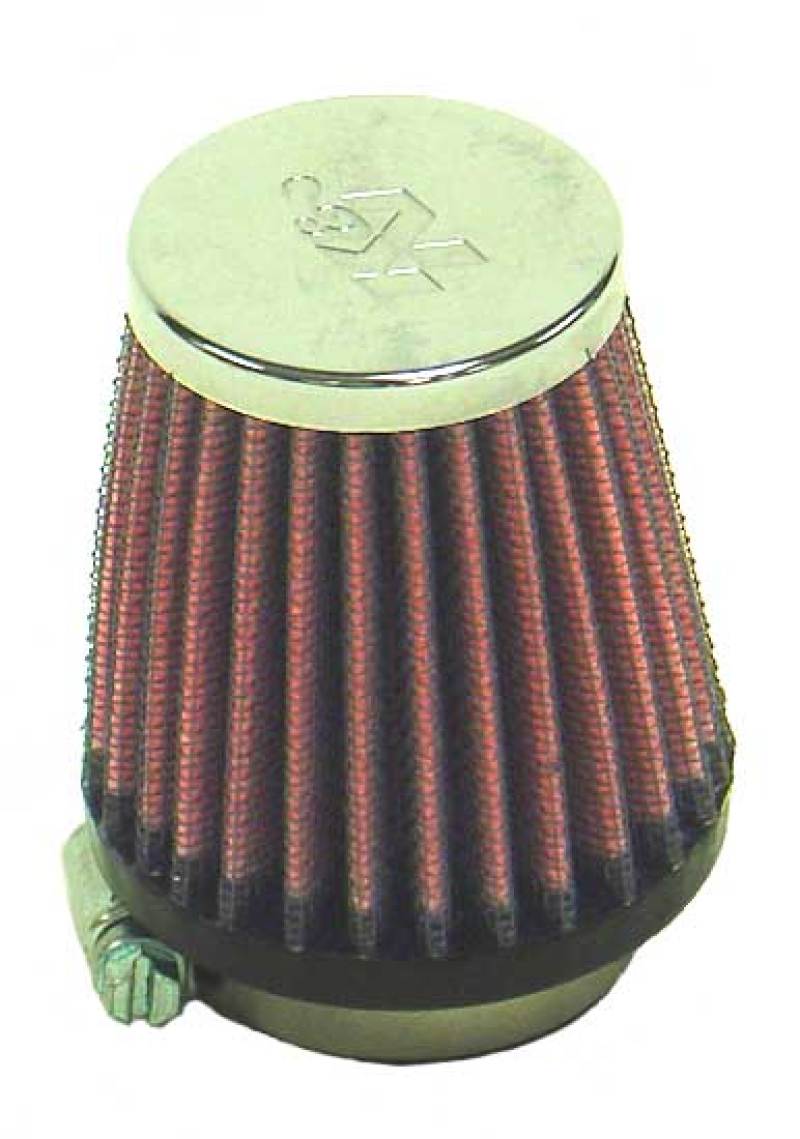 K&N Universal Chrome Filter 1 9/16 inch FLG / 2 5/8 inch Bottom / 2 inch Top / 3 inch Height-SR1 Performance