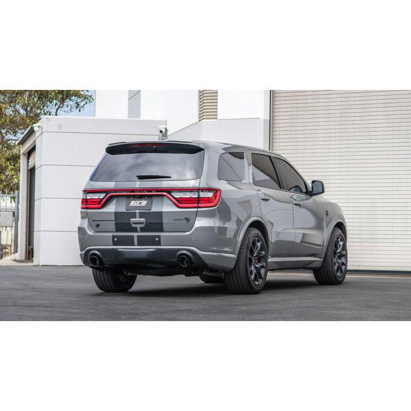 Borla 2021+ Dodge Durango SRT Hellcat 6.2L V8 AWD S-Type Cat-Back Exhaust System - Black Chrome Tips