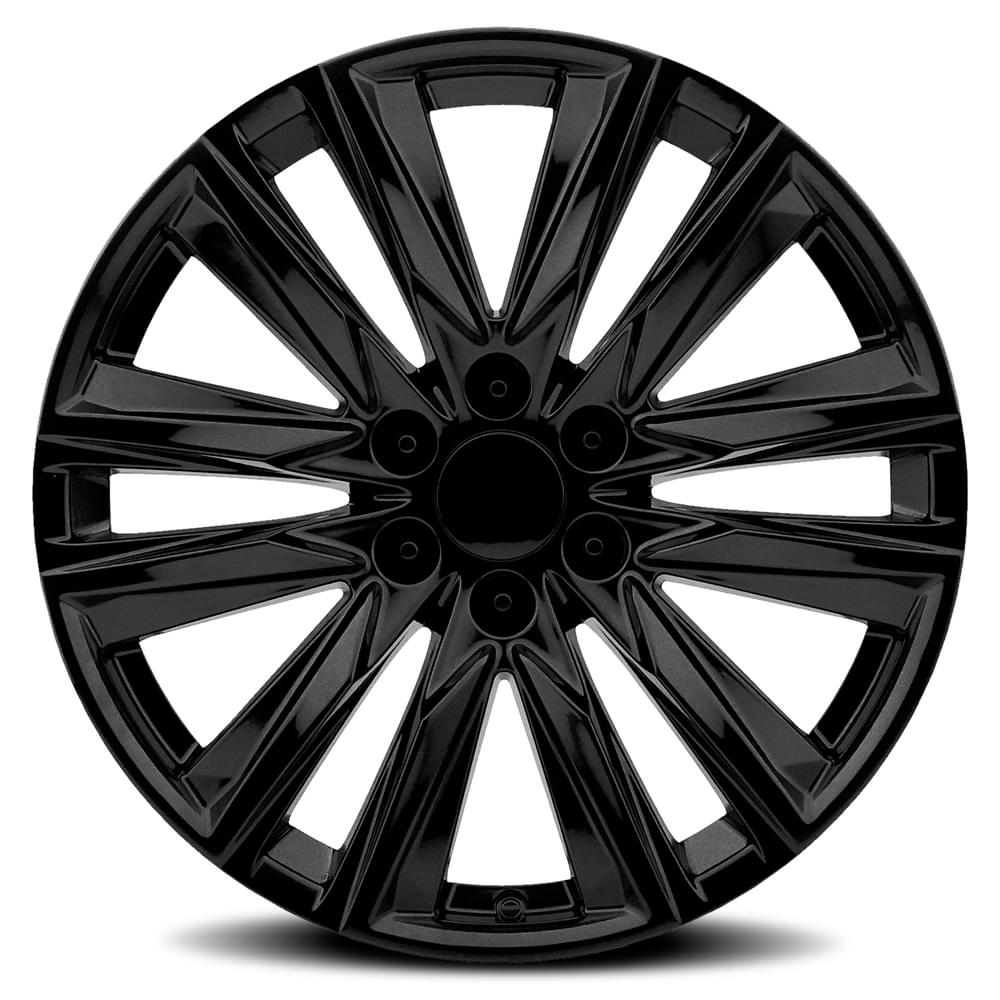 FR 90 – ESCALADE SPORT REPLICA WHEELS-Gloss Black 22x9 6x5.5 + 28 HB 78.1