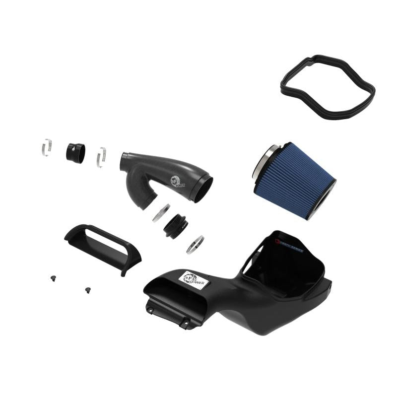 aFe 17-20 Ford F-150/Raptor Track Series Carbon Fiber Cold Air Intake System With Pro 5R Filters-SR1 Performance