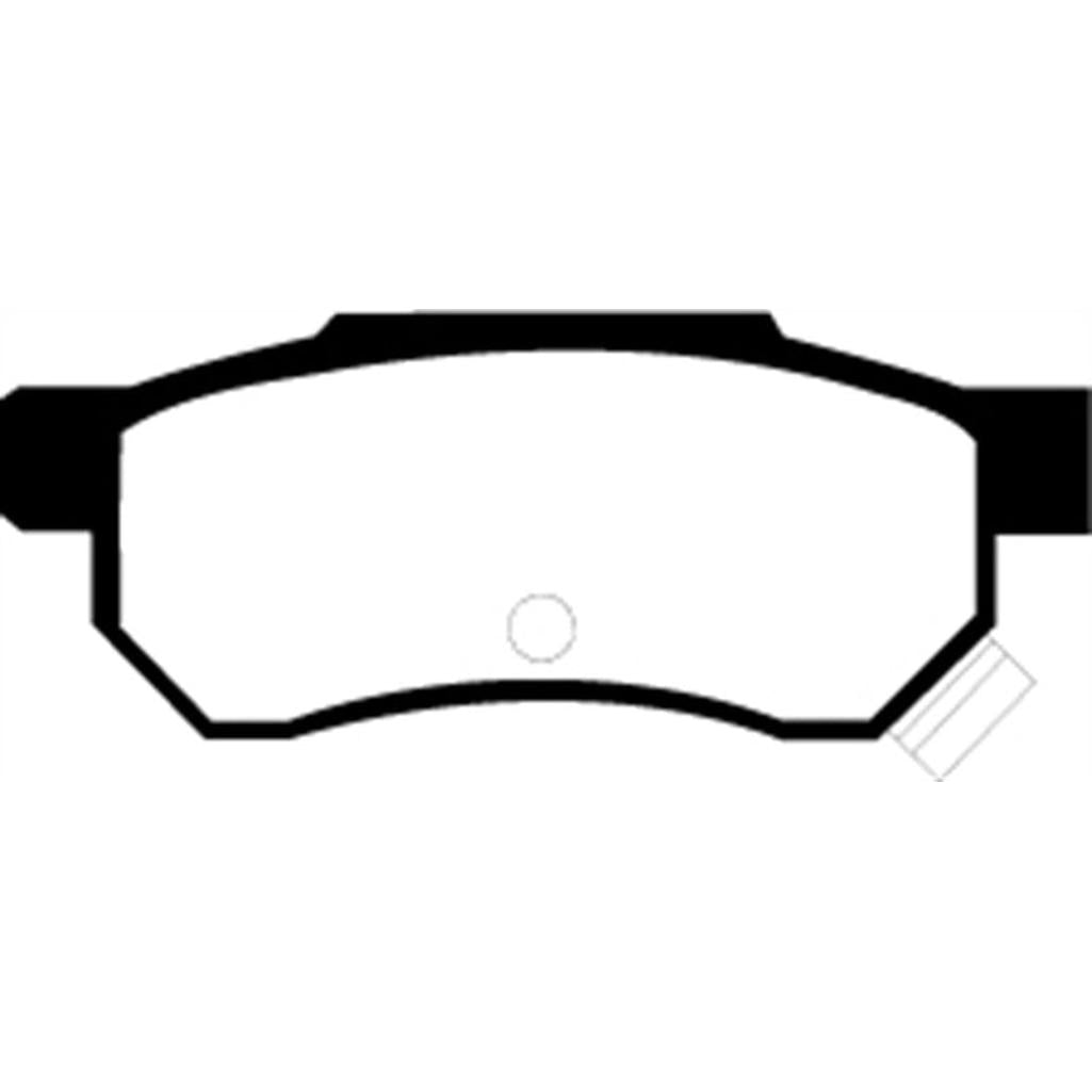 EBC Ultimax2 Rear Brake Pads for Honda Prelude and Civic del Sol – OEM Replacement Part UD374