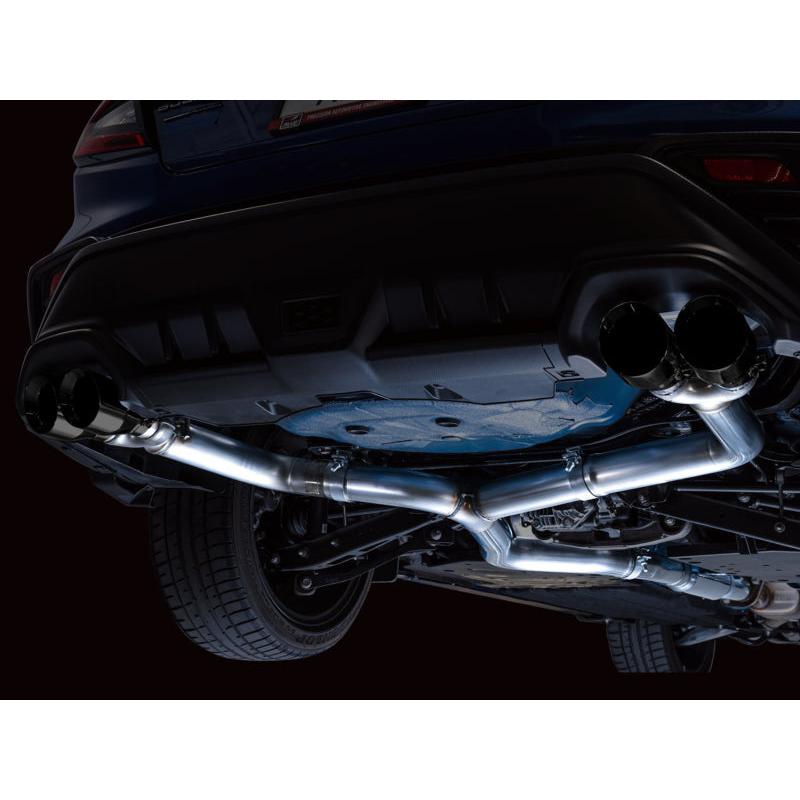 AWE Tuning 2022+ VB Subaru WRX Track Edition Exhaust - Diamond Black Tips