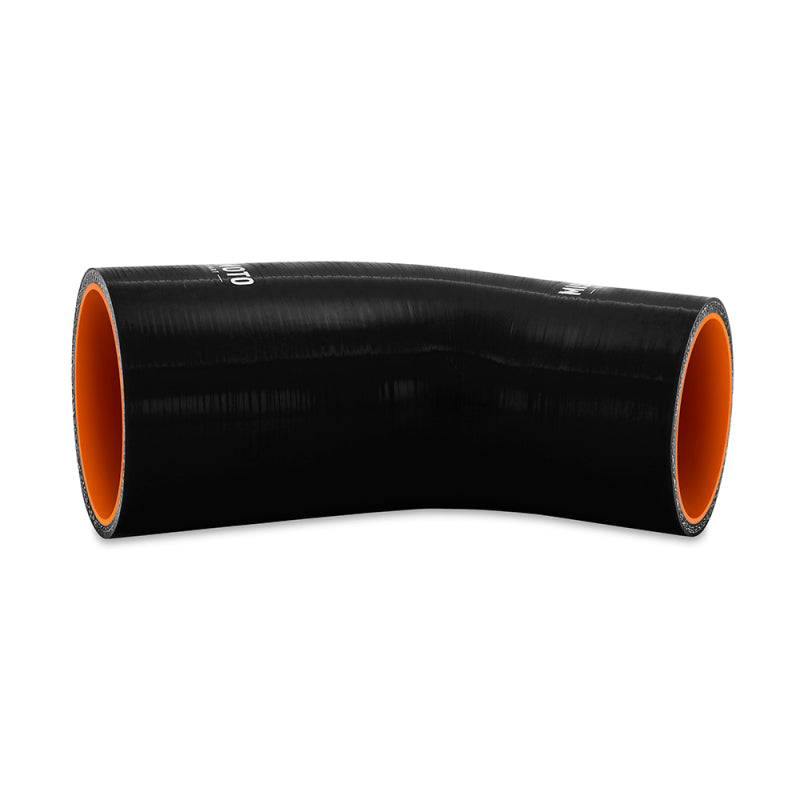 Mishimoto Silicone Reducer Coupler 45 Degree 3 inch to 3.25 inch - Black