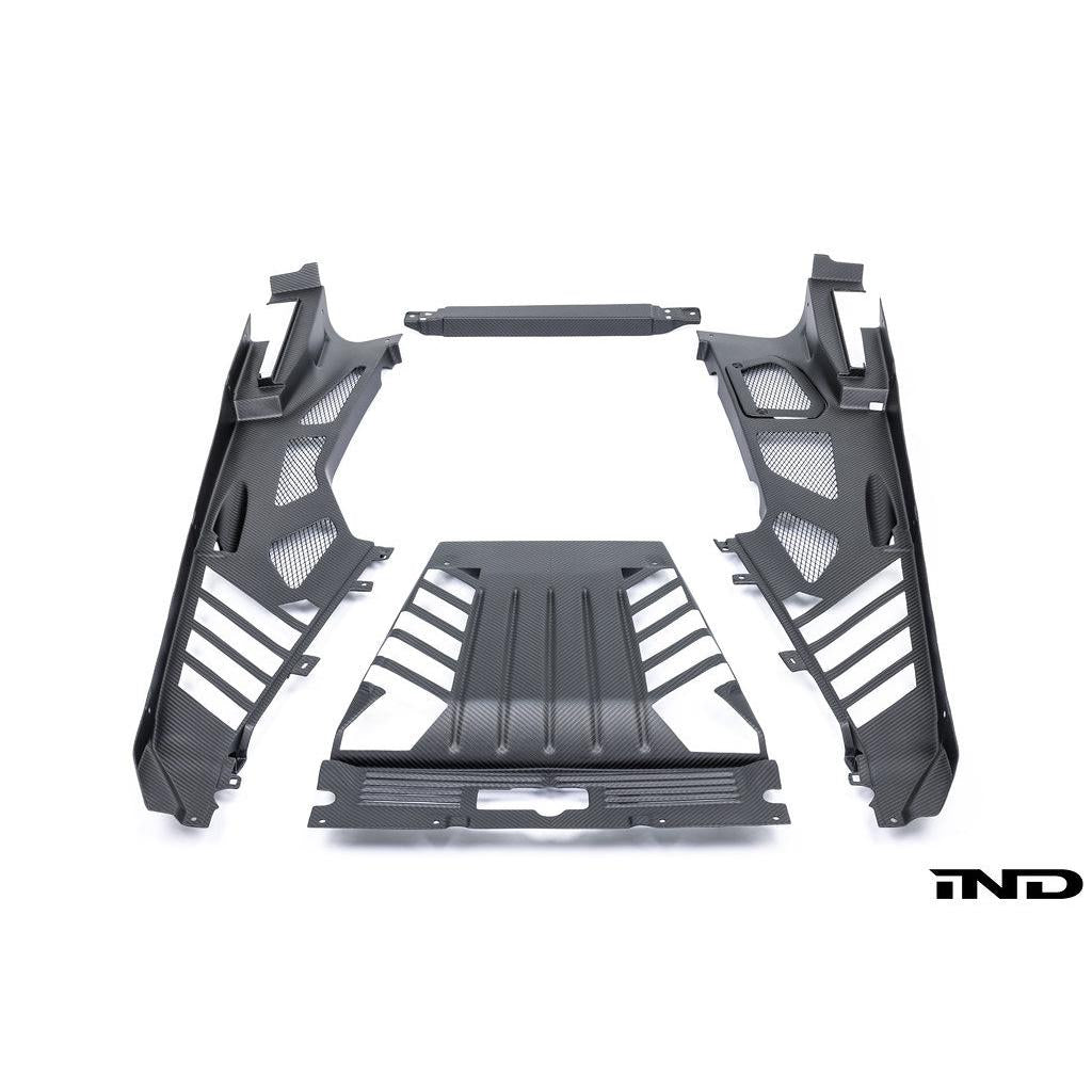 Eventuri Lamborghini Huracan Black Carbon Engine Cover Set-SR1 Performance