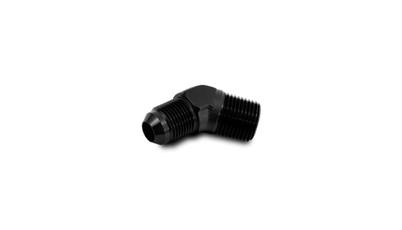 Vibrant -12AN to 3/4in NPT 45 Degree Elbow Adapter Fitting