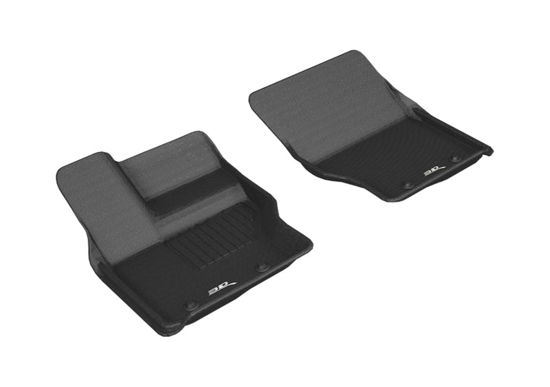 3D MAXpider 2017-2020 Land Rover Discovery Kagu 1st Row Floormat - Black-SR1 Performance