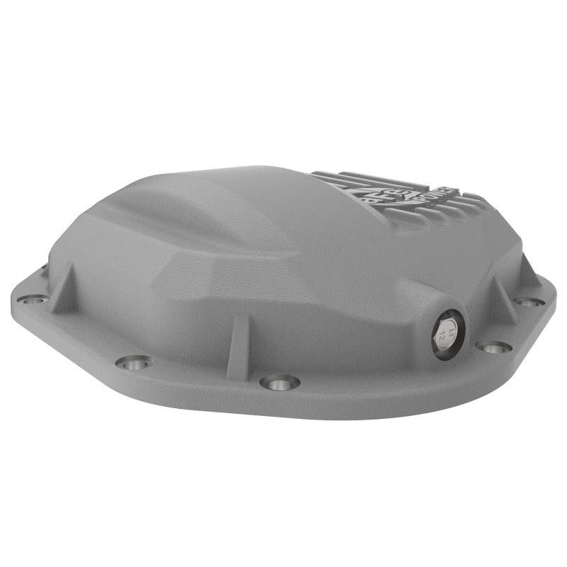 afe Front Differential Cover (Raw; Street Series); Ford Diesel Trucks 94.5-14 V8-7.3/6.0/6.4/6.7L