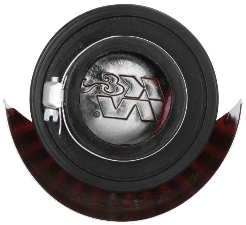 K&N 1.5in Flange ID x 3in OD x 2.5in Height Clamp On Crankcase Vent Filter-SR1 Performance