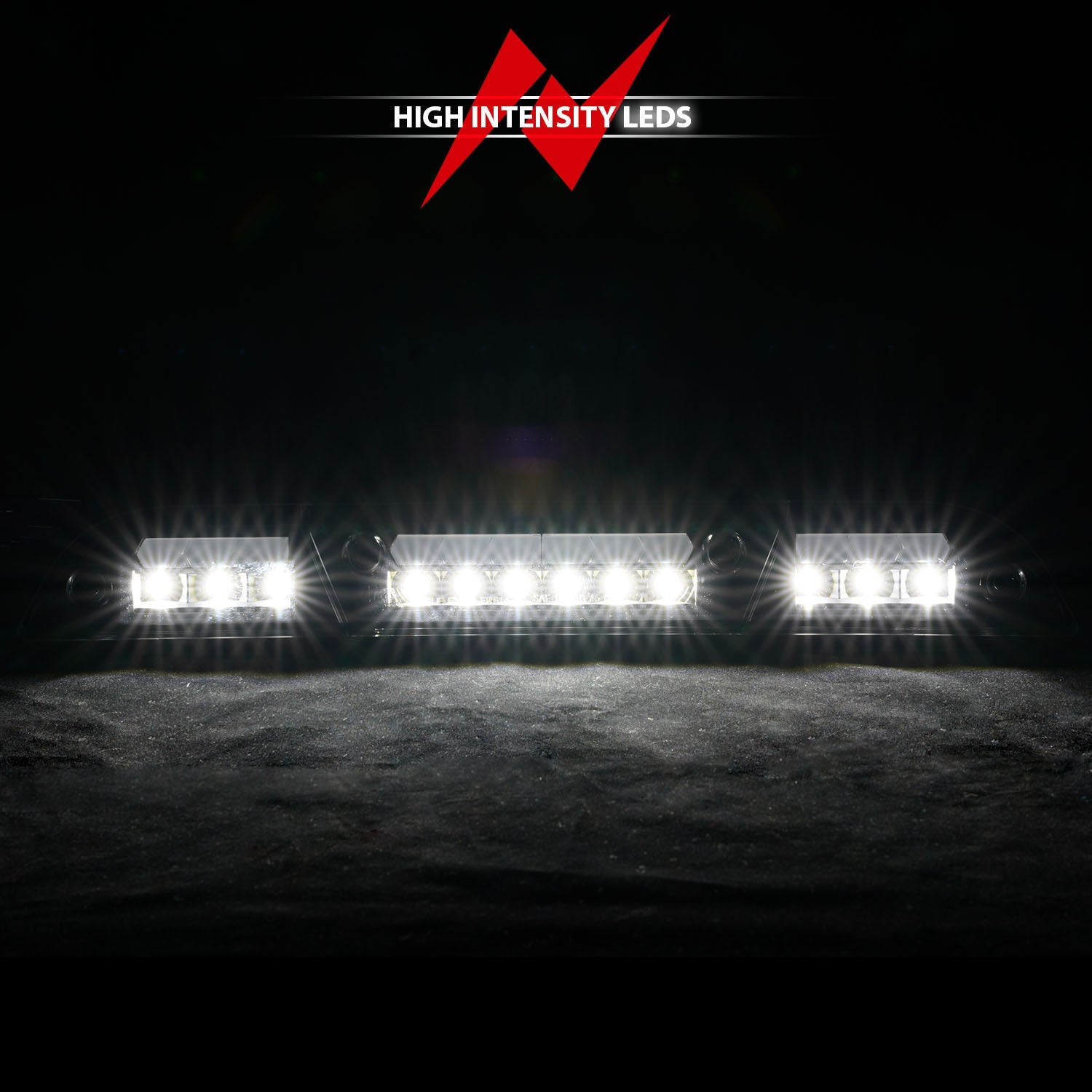 FORD F-150 15-23 / F-250/F-350/F-450 17-22 / RANGER 19-23 LED 3RD BRAKE LIGHT G2 BLACK CLEAR LENS