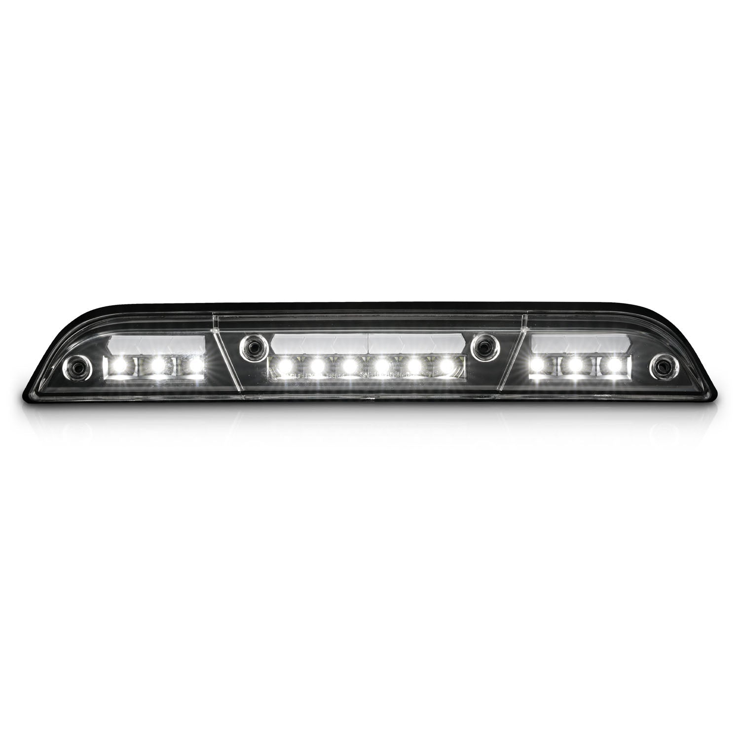 FORD F-150 15-23 / F-250/F-350/F-450 17-22 / RANGER 19-23 LED 3RD BRAKE LIGHT G2 BLACK CLEAR LENS