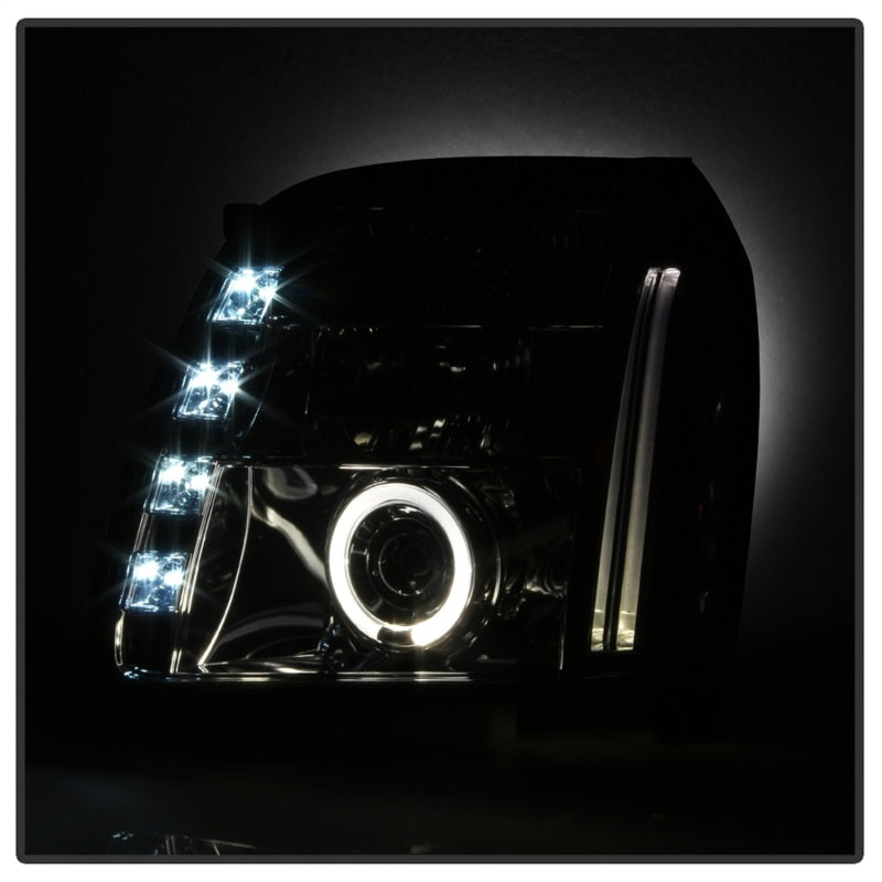 Spyder GMC Yukon 07-14/Yukon Denali 07-14 Projector Headlights LED Halo LED Smke PRO-YD-GY07-HL-SM-SR1 Performance