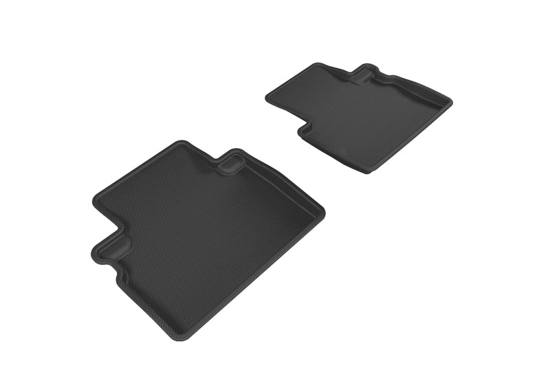 3D MAXpider 2016-2017 Infiniti QX50 Kagu 2nd Row Floormats - Black-SR1 Performance