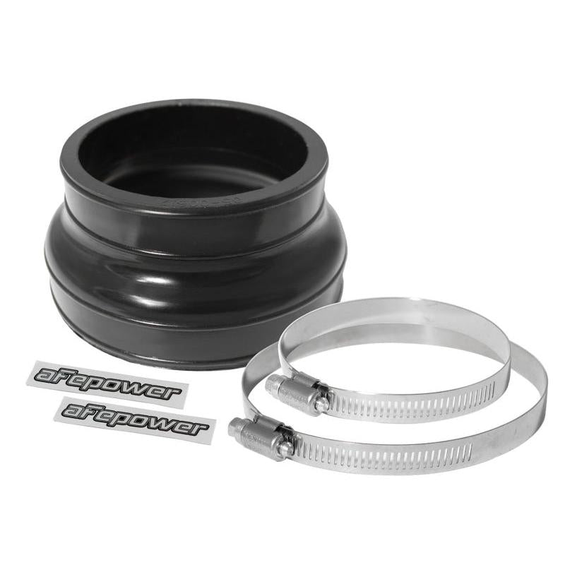 aFe Magnum FORCE CAI Univ. (4-1/4in ID to 3-1/2in ID x 2-1/2in L) Straight Reducing Coupler - Black-SR1 Performance