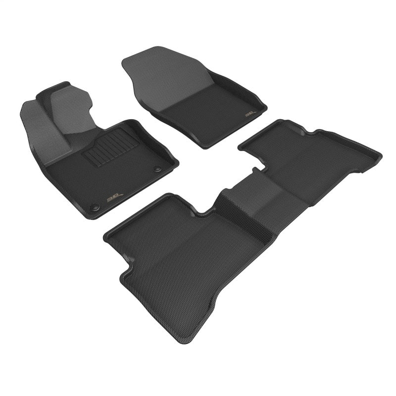 3D MAXider 2023 Toyota Prius Kagu Black Floor Mat - Row 1/2-SR1 Performance