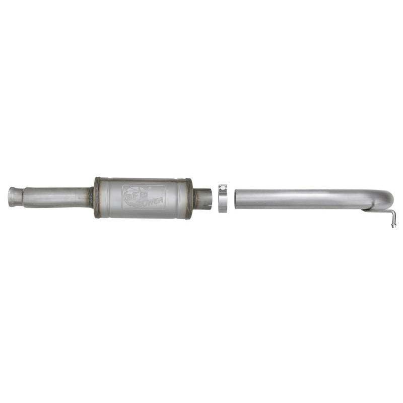 aFe Rock Duster 3in 409 SS Cat-Back Turn-Down Exhaust 2018+ Jeep Wrangler (JL) V6 3.6L-SR1 Performance