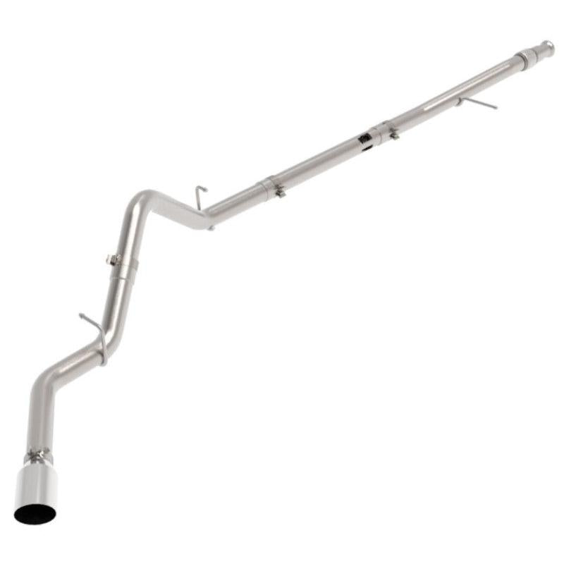 aFe Large Bore-HD 3in 409SS DPF-Back 20-21 GM Trucks L6-3.0L (td) LM2 - Polished Tip-SR1 Performance