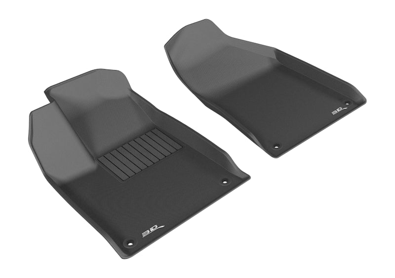 3D MAXpider 2015-2017 Chrysler 200 Kagu 1st Row Floormat - Black-SR1 Performance