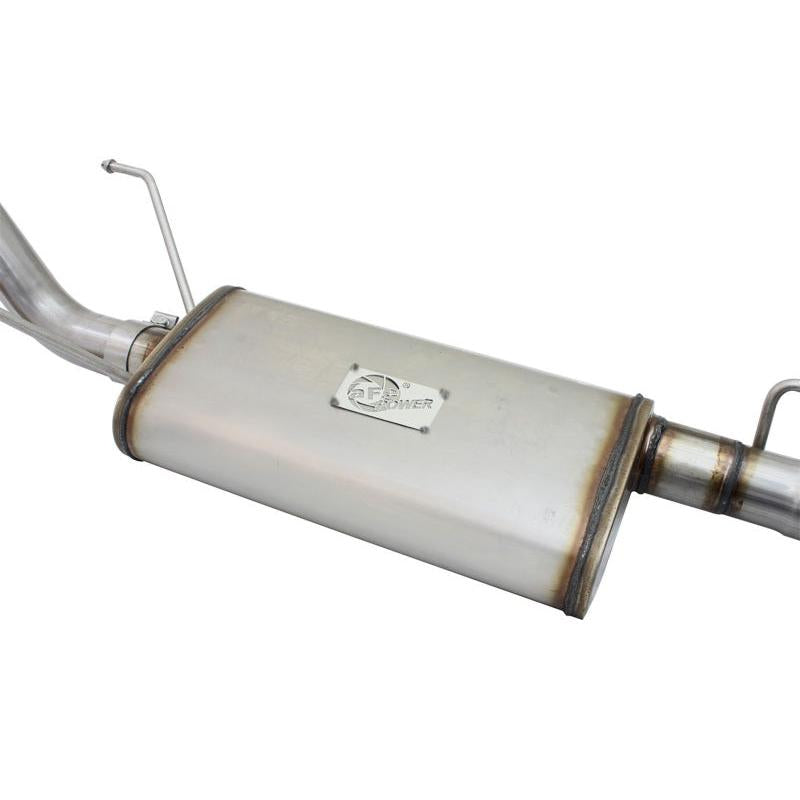 aFe MACH Force XP 2.5in Cat-Back Stainless Steel Exhaust w/Polished Tip Toyota Tacoma 13-14 2.7L-SR1 Performance