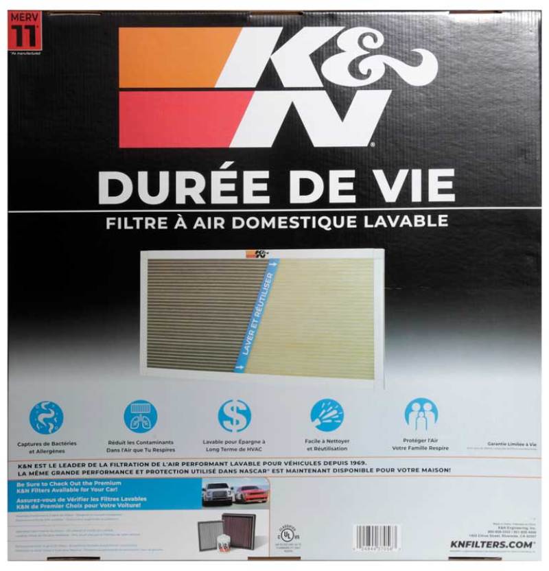 K&N HVAC Filter - 24 x 24 x 1-SR1 Performance