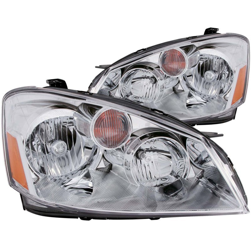 ANZO 2005-2006 Nissan Altima Crystal Headlights Chrome-SR1 Performance