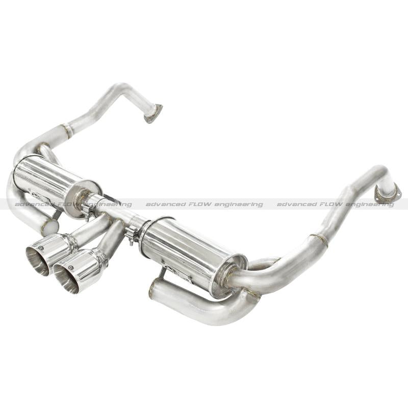 aFe ELITE 05-12 Porsche Boxster S (987.1-987.2) H6 3.4L 304SS Dual Cat-Back w/Dual Polished Tip Exht-SR1 Performance