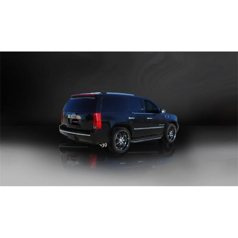 Corsa 2007-2010 Cadillac Escalade 6.2L V8 Polished Sport Cat-Back Exhaust-SR1 Performance