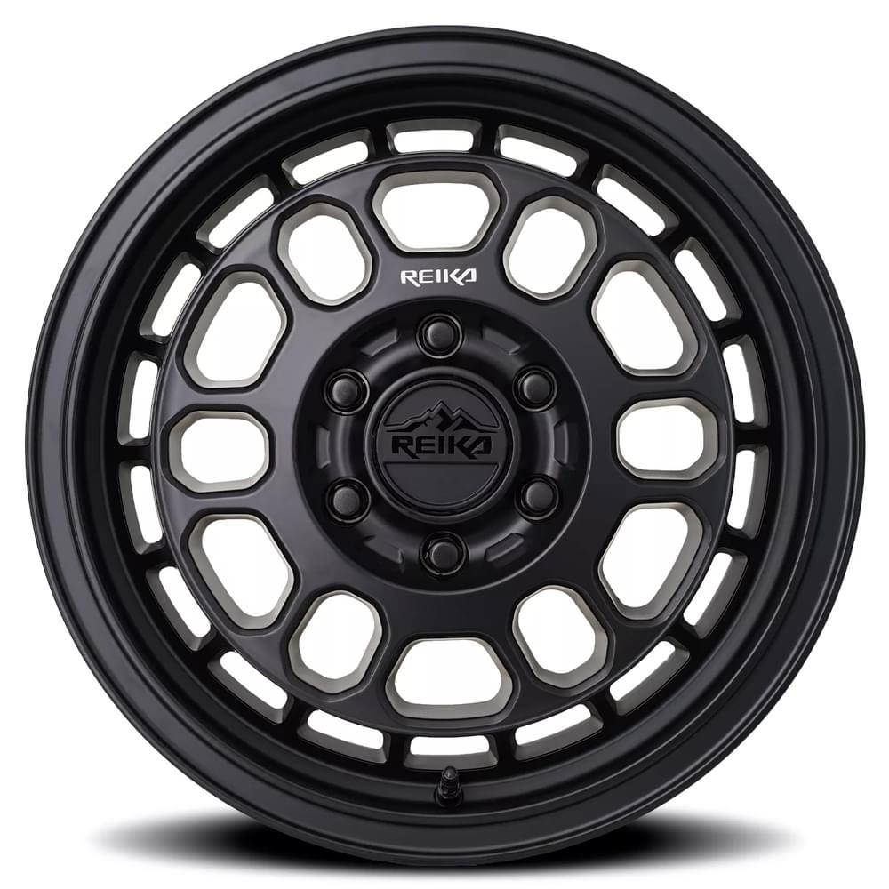 R V Rambler 2500 Satin Black    17x8