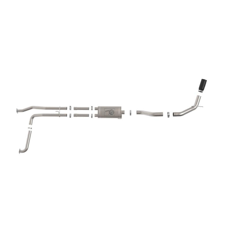 aFe MACHForce XP Exhausts Cat-Back SS-409 Nissan Titan XD 16-19 V8-5.6L - Black-SR1 Performance