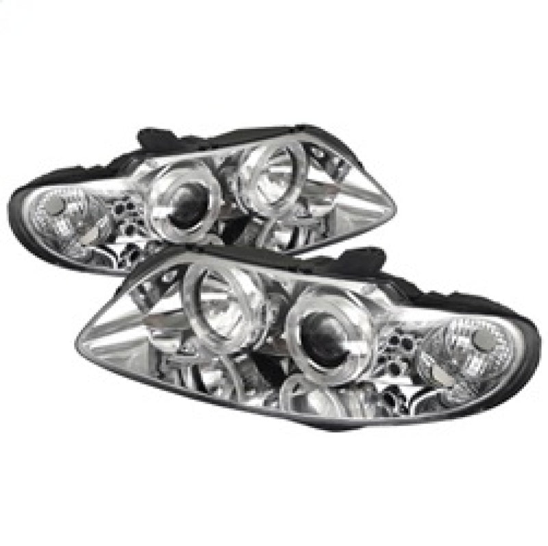 Spyder Pontiac GTO 04-06 Projector Headlights LED Halo LED Chrome High H1 Low H1 PRO-YD-PGTO04-HL-C-SR1 Performance