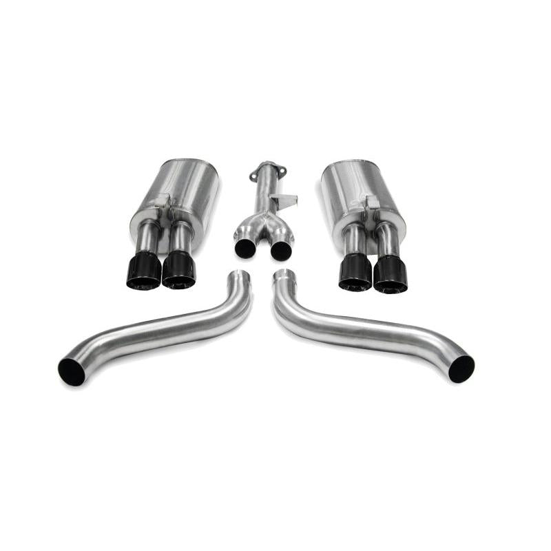 Corsa 1986-1991 Chevrolet Corvette C4 5.7L V8 L98 Black Sport Cat-Back Exhaust