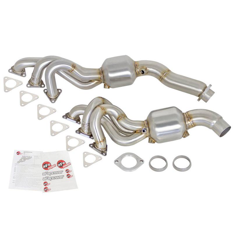 aFe Twisted Steel Headers (Catted) 01-06 BMW M3 L6-3.2L S54