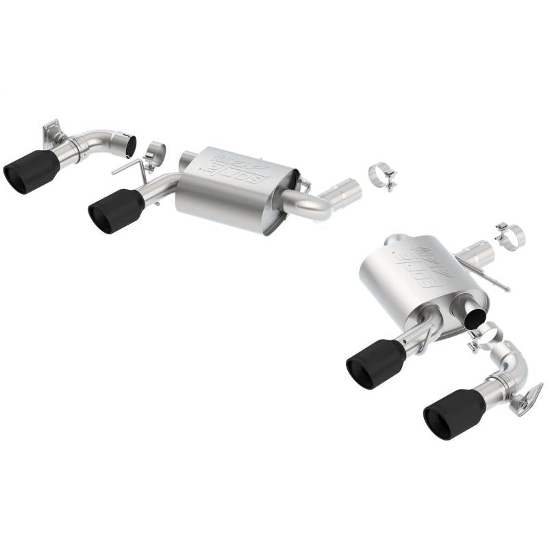 Borla 2016 Chevy Camaro V8 SS AT/MT ATAK Rear Section Exhaust w/ Dual Mode Valves Ceramic Black