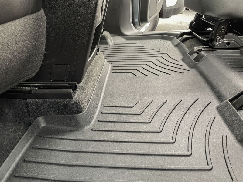 WeatherTech FloorLiner HP Rear and Third Row for Chevrolet Traverse 2018-2023 – Custom Fit, Black