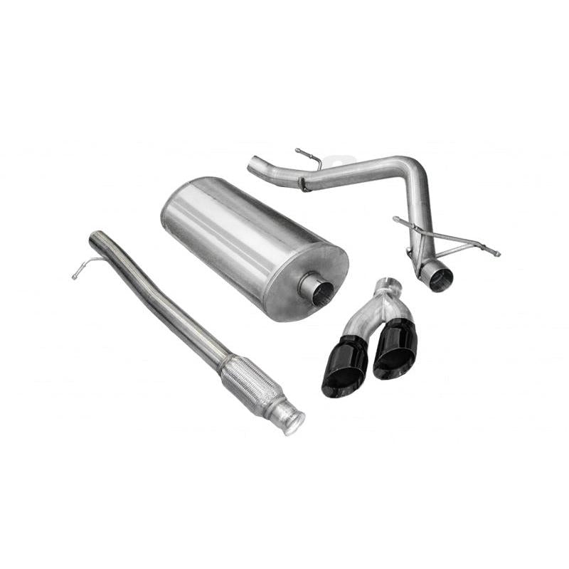 Corsa 2010-2013 Chevrolet Silverado Crew Cab/Short Bed 1500 4.8L V8 Black Sport Cat-Back Exhaust