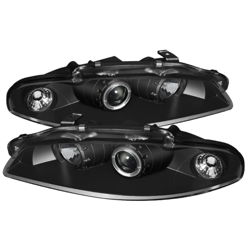 Spyder Mitsubishi Eclipse 97-99 Projector Headlights LED Halo Black High H1 Low H1 PRO-YD-ME97-HL-BK-SR1 Performance
