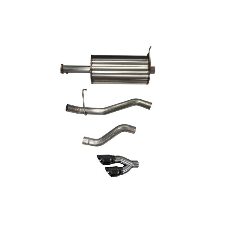 Corsa 2019-24 Ram 1500 5.7L Crew Cab w/57in or 76in Bed Cat-Back Single Side Exit 4in Black Dual Tip-SR1 Performance