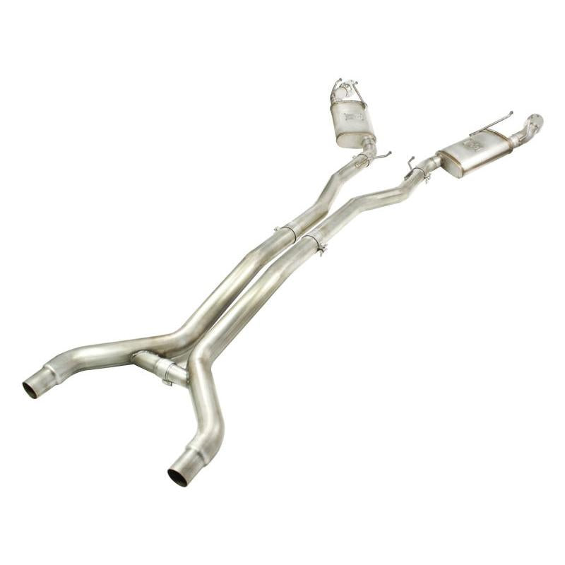 aFe MACHForce XP Exhaust 3in Stainless Stee CB/10-13 Chevy Camaro V8-6.2L (td) (pol tip)-SR1 Performance