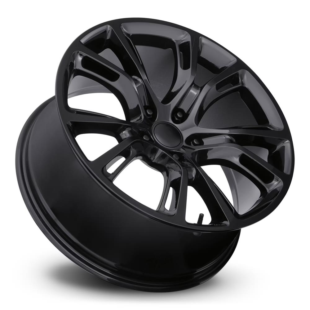 FR 88 – JEEP SPYDER MONKEY WHEELS-Gloss Black 20x9 5x5 + 34.7 HB 71.5