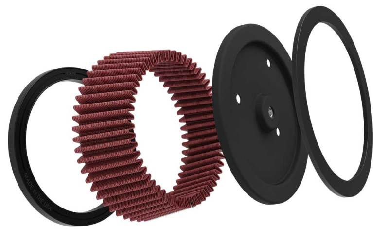 K&N Round Tapered 6.25in Base OD x 5.5in Top OD x 2.125in H Replacement Filter for Harley Davidson-SR1 Performance