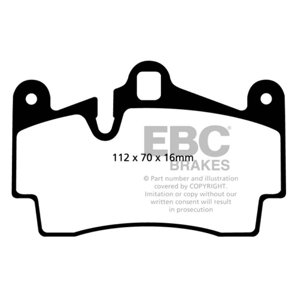 EBC Brakes Bluestuff NDX Full Race Brake Pads for Volkswagen Touareg 2004-2014