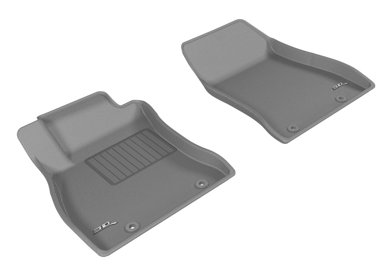 3D MAXpider 2013-2019 Nissan Sentra Kagu 1st Row Floormat - Gray-SR1 Performance